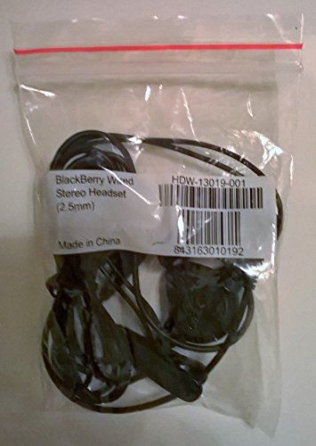 Blackberry Black 3.5mm Stereo Headset HDW-14322-001