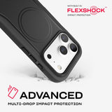 Tech21 Evo Guard Case with MagSafe & Holster for iPhone 17/18 Pro 6.3" Black - T21-11612
