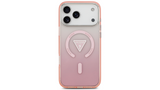 Guess IML Gradient Triangle Logo Case with MagSafe for iPhone 17 Pro Max 6.9" Pink - GUHMP17XHGTMLCGP