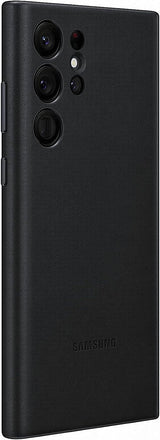 Samsung Galaxy S22 Ultra Leather Cover Black - EF-VS908LBEGWW