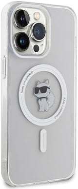 Karl Lagerfeld Choupette Hard Case with MagSafe for iphone 15 Pro Max 6.7" Clear - KLHMP15XHFCCNOT