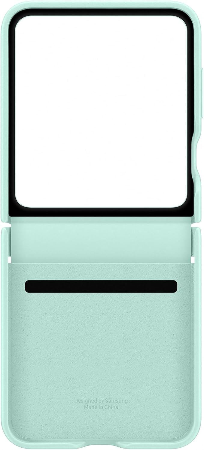 Samsung Galaxy Z Flip 6 Faux Leather/Kindsuit Case Mint - EF-VF741PMEGWW