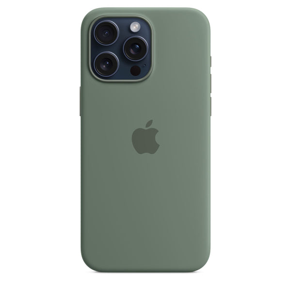Apple Silicone Case with MagSafe for iPhone 15 Pro Max 6.7" Cypress A3126 - MT1X3ZM/A