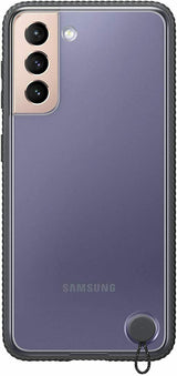 Samsung Galaxy S21 5G Clear Protective Cover Black Case EF-GG991CBEGWW