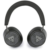 Guess PU 4G Triangle Logo Bluetooth Wireless On Ear Headphones Black - GUBHC15PMRTRK