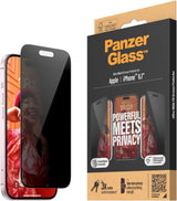 Panzer Glass Ultra Wide Fit Powerful Privacy Screen Protection for iPhone 15 6.1" - P2809
