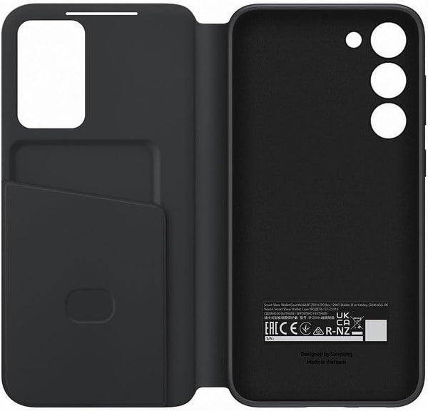 Samsung Galaxy S23 Plus Smart View Wallet Case Black - EF-ZS916CBEGWW