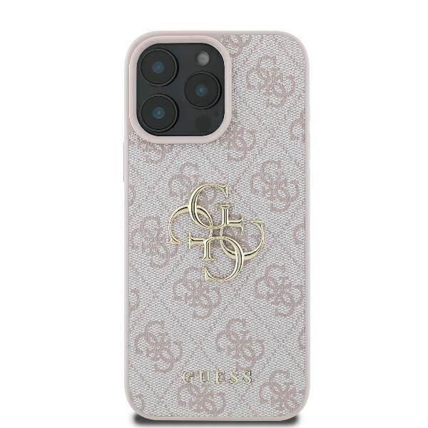 Guess 4G Big Logo Case for iPhone 16 Pro Max 6.9" Pink - GUHCP16X4GMGPI