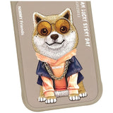Nimmy Glasses Cool Dog Case with MagSafe for iPhone 17 Pro 6.3" Brown Orange - N-YJ-IP17-PRO-012-A