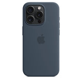 Apple Silicone Case with MagSafe for iPhone 15 Pro 6.1" Storm Blue A3125 - MT1D3ZM/A