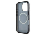 Guess IML Peony On 4G Background Case with MagSafe for iPhone 16 Pro 6.3" Black - GUHMP16LH4PYEEK