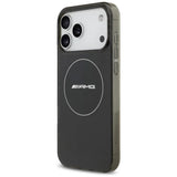 AMG Double Layer Transparent Smocked Case with MagSafe for iPhone 17 Pro Max 6.9" Black - AMHMP17X24HTRDK
