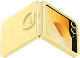 Samsung Galaxy Z Flip 6 Silicone Case with Ring Yellow - EF-PF741TYEGWW