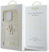 Guess Fixed Glitter Big 4G Hardcase for iPhone 16 Pro Max 6.9" Gold - GUHCP16XHG4SGD