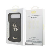 Guess PU Fixed Glitter Big 4G Metal Logo Case for iPhone 17 Air 6.5" Pink - GUHCP17MHG4SGP