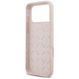 Guess Liquid Silicone 4G Metal Logo Case for iPhone 17 Pro Max 6.9" Pink - GUHCP17XSC4GSMP
