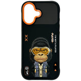 Nimmy Cool & Cute 2.0 Gorilla Case with MagSafe for iPhone 17 6.3" Black Orange - N-KMLL-IP17-016