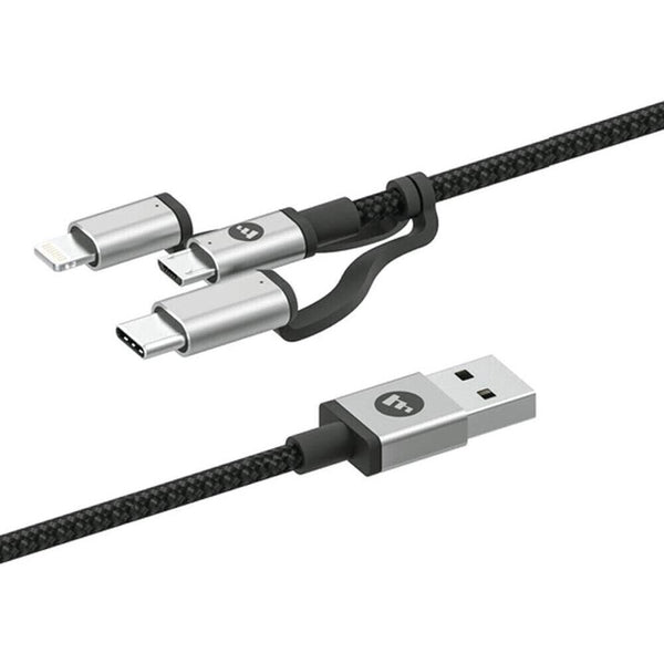 Mophie 1m 3 in 1 Charging Cable Black - 409903291