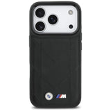 BMW M Quilted Logo Case with MagSafe for iPhone 17 Pro 6.3" Black - BMHMP17L25PSECHK