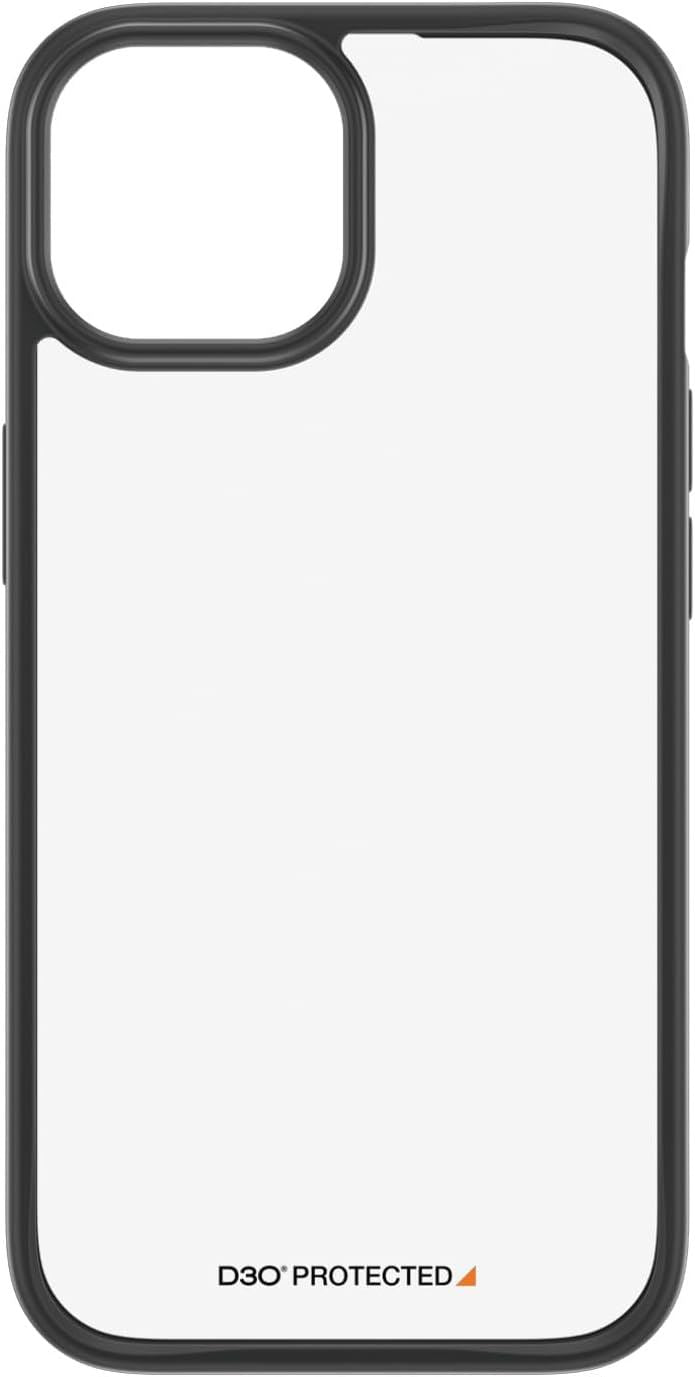 Panzer Glass Military Grade Standard Clear Case for iPhone 15 6.1" Black Edition - 1176
