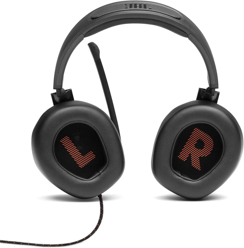 JBL Quantum 200 Wired Over Ear Gaming Headset with Mic Black - JBLQUANTUM200BLK