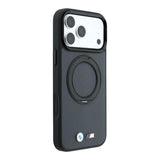 BMW Kevlar Case with 360 MagSafe Ring Stand for iPhone 17/18 Pro 6.3" Anthracite - BMHMP18L26SWTKRSG