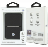 BMW Carbon Metal Logo Magnetic Card Holder with Stand Black - BMOWMCS26PTKLK