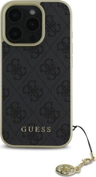 Guess 4G Charms Collection case for iPhone 16 Pro Max 6.9" Black - GUHCP16XGF4GGR