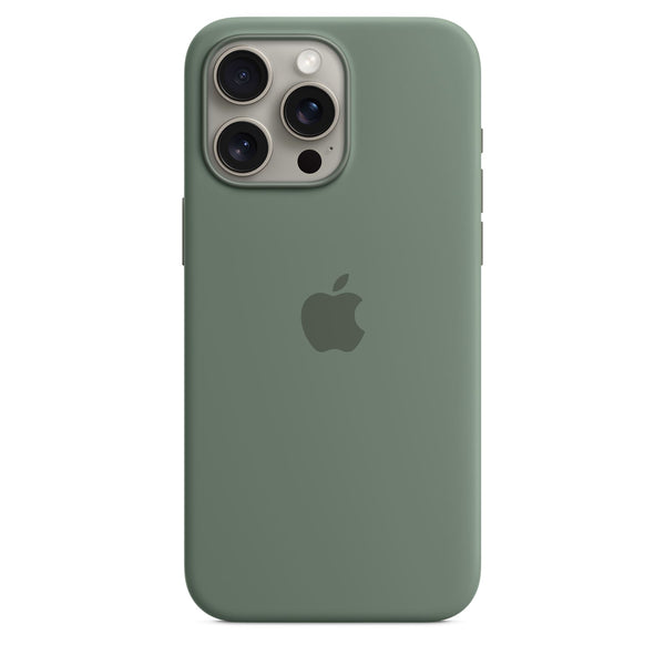 Apple Silicone Case with MagSafe for iPhone 15 Pro Max 6.7" Cypress A3126 - MT1X3ZM/A