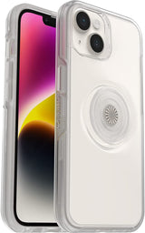 Otterbox Symmetry Series Popsockets for iphone 13 6.1" Clear 77-89703