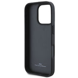 BMW Leather Hot Stamp Case for iPhone 16 Pro Max 6.9" Black - BMHCP16XSLLBK