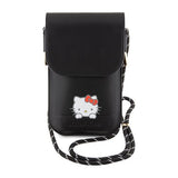 Hello Kitty Leather Daydreaming Cord Universal Phone Bag Black - HKOWBSKCDKK
