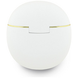 Guess Gold Line Triangle Logo TWS Earphone with Charging Case White - GUTWSA15HETH