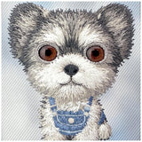 Nimmy Big Eye Cute Pet Yorkie Dog Case with MagSafe for iPhone 17 6.3" Grey Blue - N-XDY-IP17-027