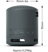 Sony SRS-XB100 Wireless Bluetooth Speaker Black - SRS-XB100/BC