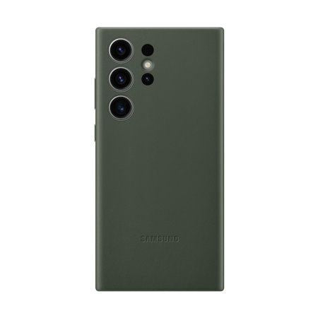 Samsung Galaxy S23 Ultra Leather Case Green - EF-VS918LGEGWW