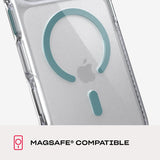 Tech21 Evo Crystal Case with MagSafe for iPhone 17/18 Pro Max 6.9" Clear Emerald Dust - T21-11704