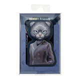 Nimmy Fashion & Cute Black Cat Series Embroidery Magnetic Stand with MagSafe Black - N-CXMC-ZJKT-03