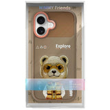 Nimmy Cool & Cute 2.0 Bear Case with MagSafe for iPhone 17 6.3" Brown Orange - N-KMLL-IP17-011-B