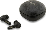 Guess 4G Classic Metal Logo TWS ENC Headphones Black - GUTWST3P4EGK