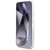 Karl Lagerfeld Button Karl Head Printed Logo Case with MagSafe for Samsung Galaxy S25 6.2" Clear - KLHMS25SHLSKIH