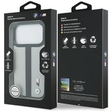 BMW M Perforated Stripe Logo Case with MagSafe for iPhone 17 Pro 6.3" Grey - BMHMP17L25PCPSGK
