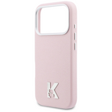 Karl Lagerfeld Karl Head Logo Case with MagSafe for iPhone 17 Pro Max 6.9" Pink - KLHMP17X5PGFKHGP