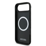 BMW M Tricolor Metal Logo Case with MagSafe for iPhone 17 Air 6.5" Black - BMHMP17M25PCSPEK