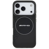 AMG Double Layer Transparent Smocked Case with MagSafe for iPhone 17 Pro 6.3" Black - AMHMP17L24HTRDK