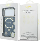 Guess IML Peony Dot Case with MagSafe for iPhone 17 Pro 6.3" Blue - GUHMP17L5HPOEDB