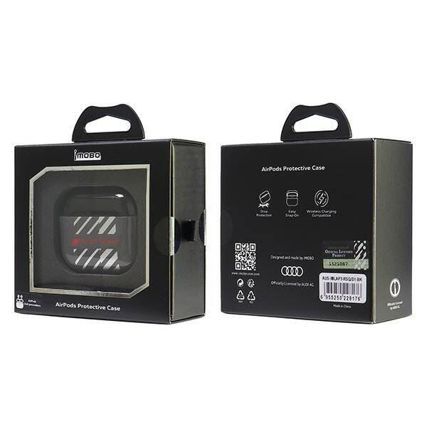 Audi IML Sport AirPods 3 Cover Black - AUS-IMLAP3-RSQ/D1-BK