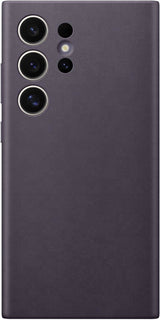 Samsung Galaxy S24 Ultra Vegan Leather Case Dark Violet - EF-FPS928HCAVW