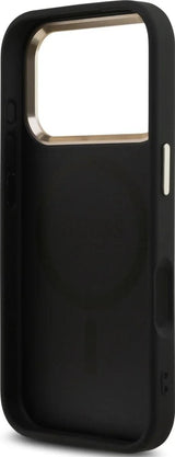 Guess 4G Triangle Logo Case with MagSafe for iPhone 17 Pro 6.3" Black Gold - GUHMP17LP4GTDGMK