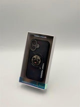 Nimmy Big Eye Cute Pet Pug Dog Face Case with Detachable MagSafe Grip for iPhone 17 6.3" Black Grey - N-XDY-CXZJZH-IP17-09-A